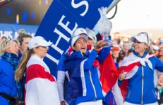 Solheim Cup : Céline Boutier, le cœur bleu et jaune