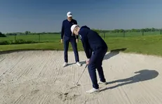 En plein dans une trace