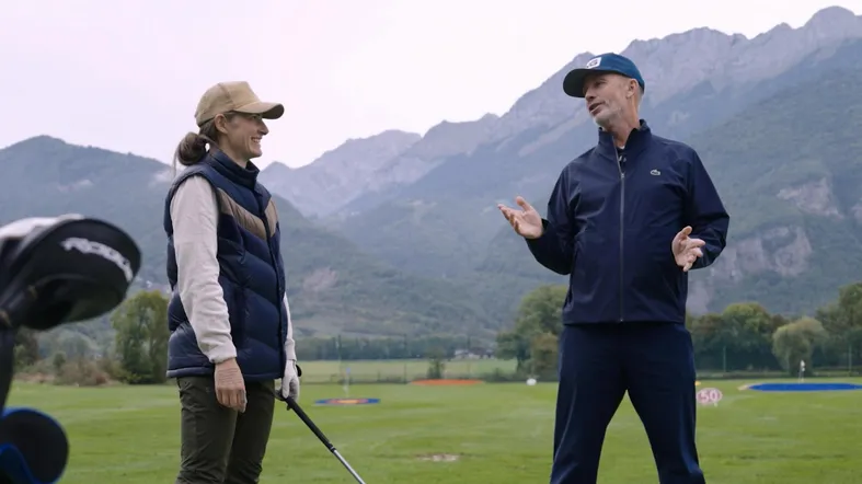 Golf avec les stars : Justine Braisaz-Bouchet