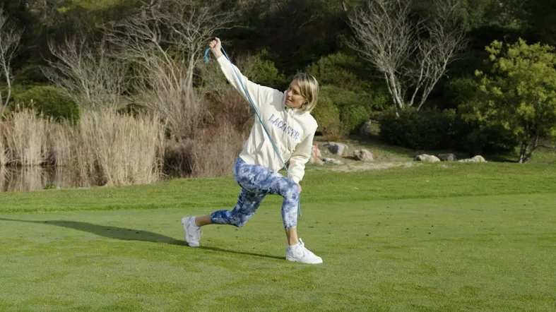 Le petit élastique bleu : L'échauffement
