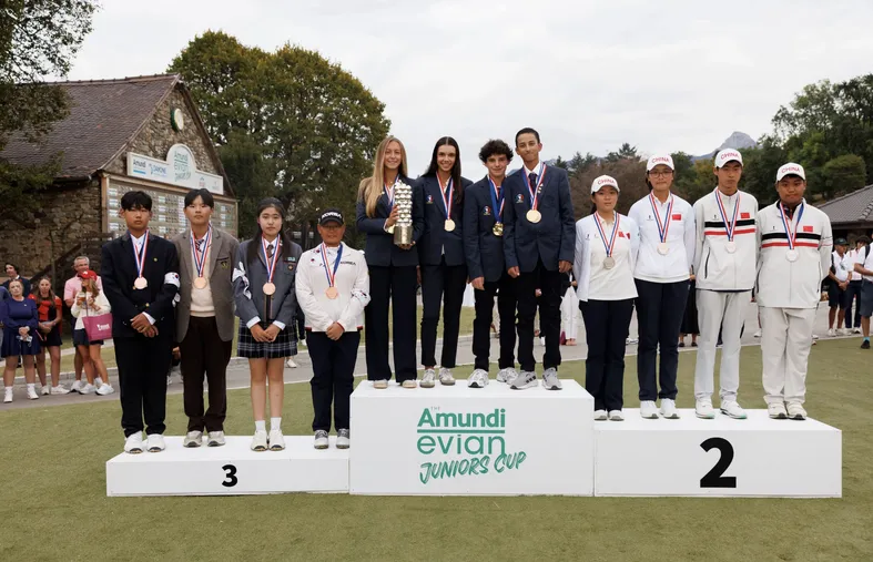 Amundi Evian Juniors Cup : Les Bleus en or