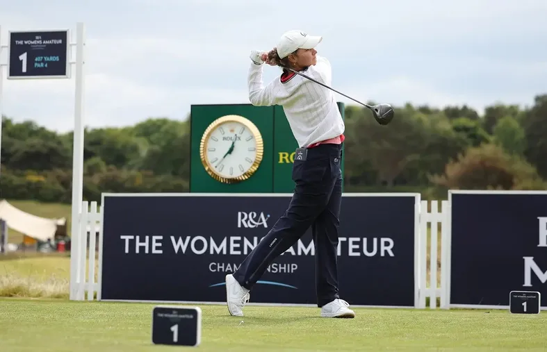 The Women's Amateur Championship : Huit Bleues dans le tableau final