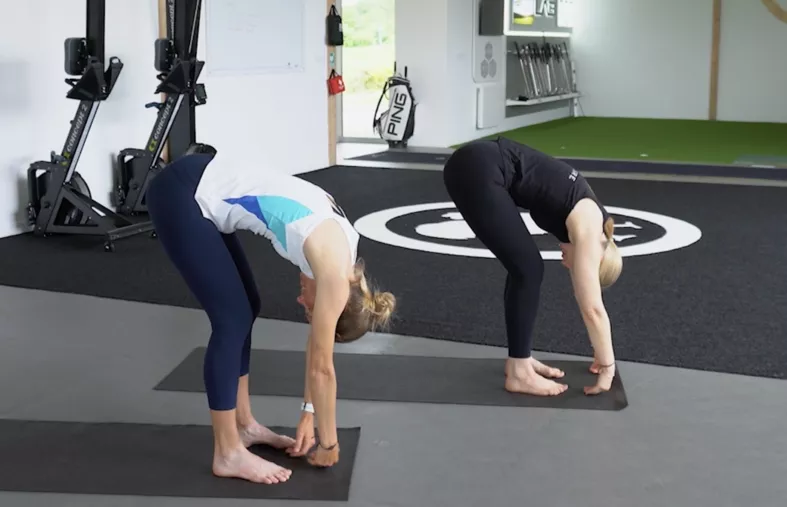 La séance de yoga