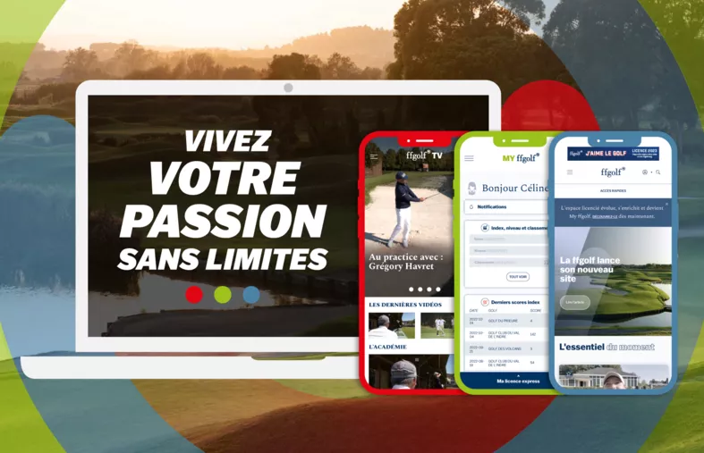 La ffgolf lance les nouvelles versions de son site Internet et de son espace licencié et accueille un nouveau venu, ffgolf.tv !