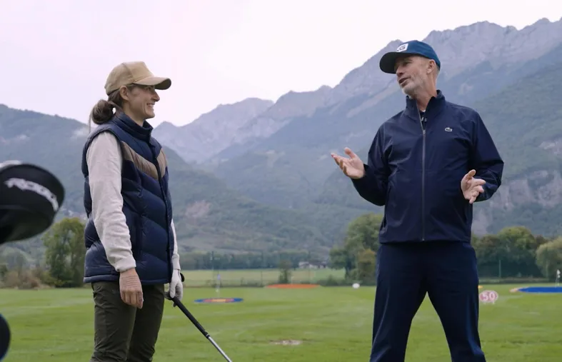 Golf avec les stars : Justine Braisaz-Bouchet