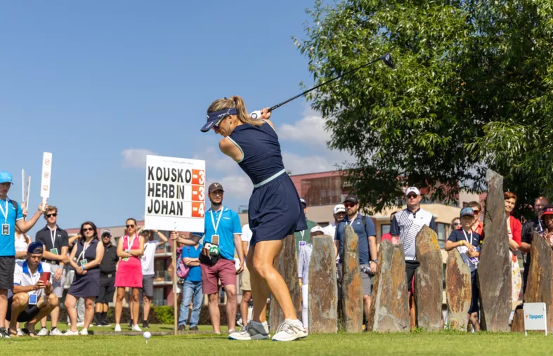 Tipsport Czech Ladies Open : Céline Herbin sur le podium