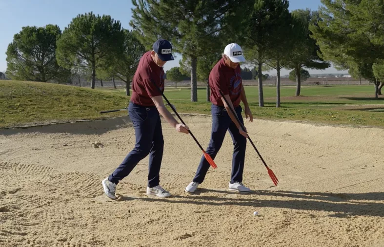 L'angle d'attaque dans les bunkers de fairway