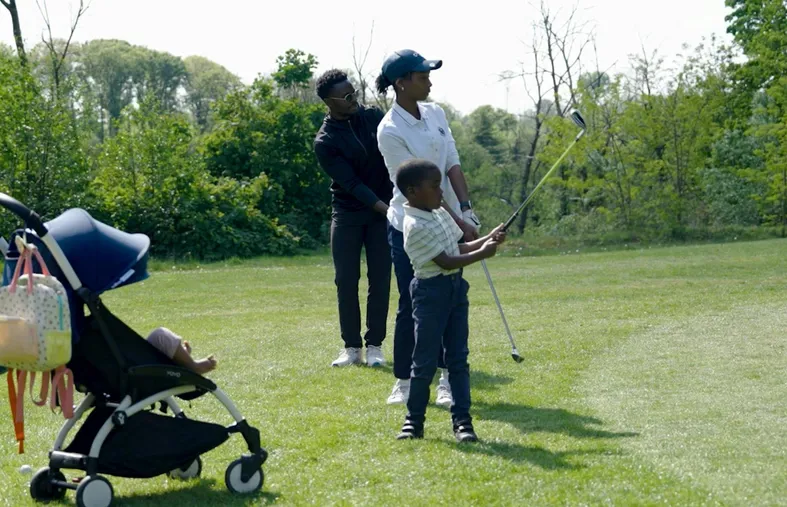 Golf en famille : Les débuts