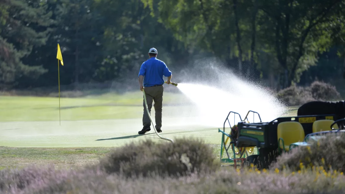 Arrosage d'un golf