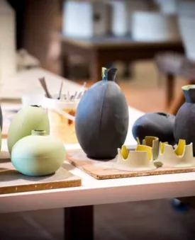 Visite d'une manufacture de porcelaine
