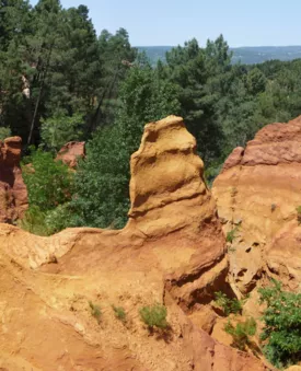Le sentier des Ocres à Roussillon