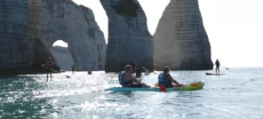 Du kayak sous les arches